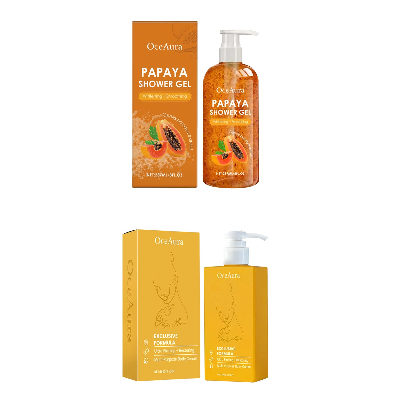 OceAura Perfume Shower Gel | Moisturizing Oil-Control Body Wash