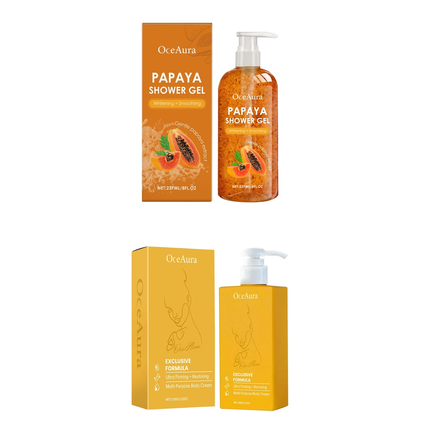 OceAura Perfume Shower Gel – Moisturizing Oil-Control Body Wash