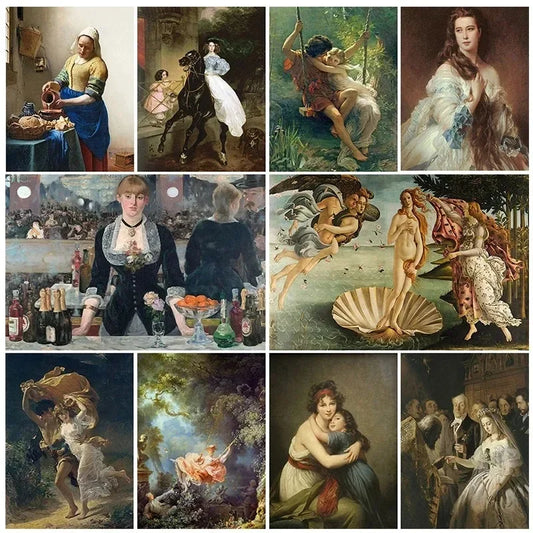 Renaissance Vintage Canvas Wall Art HD Print | Home Decor Canvas Wall Art Print Peaceful Pleasures Health and Wellness