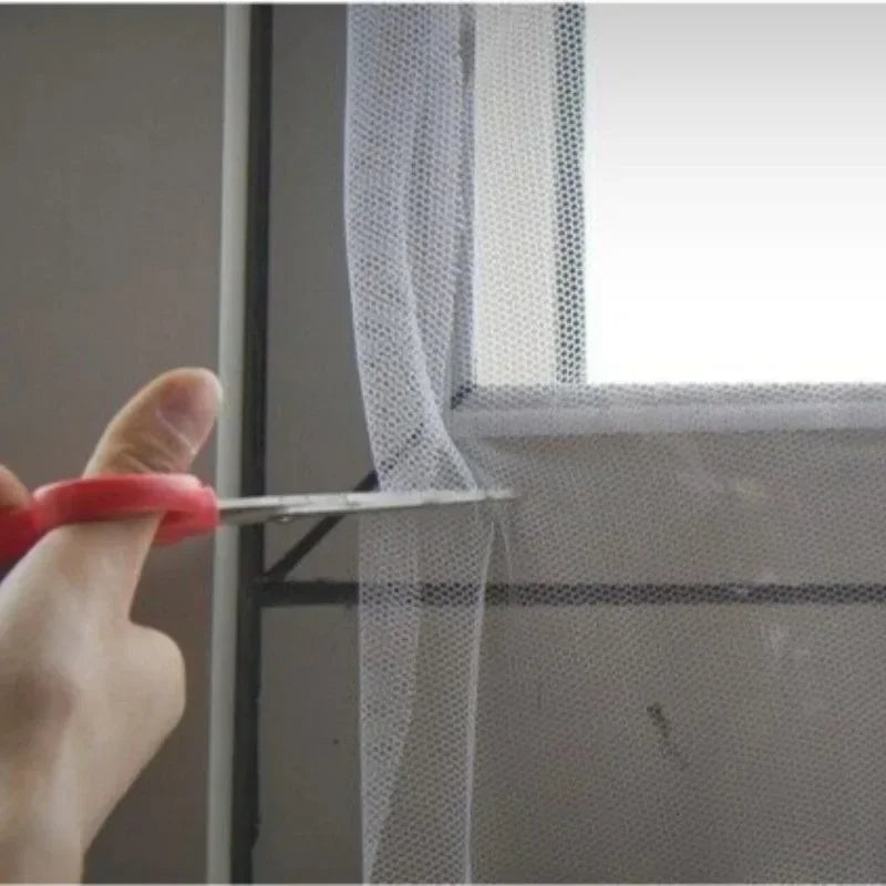 DIY Flipper Zero Cut-free Mosquito Net for Window Ecoflow Net Curtains Self-adhesive Curtain Shades Screen Home Textile Garden Peaceful Pleasures Health and Wellness