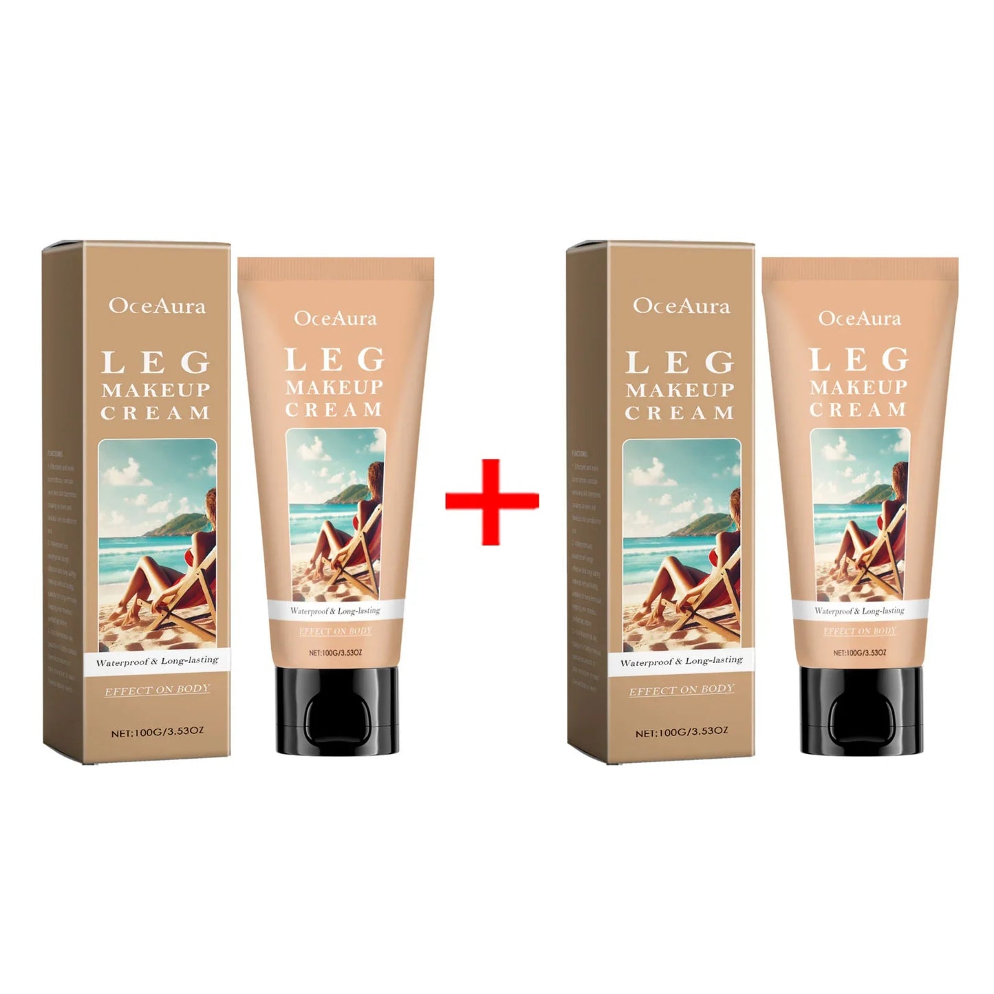 OceAura Leg Makeup Cream – Waterproof Body Concealer Foundation