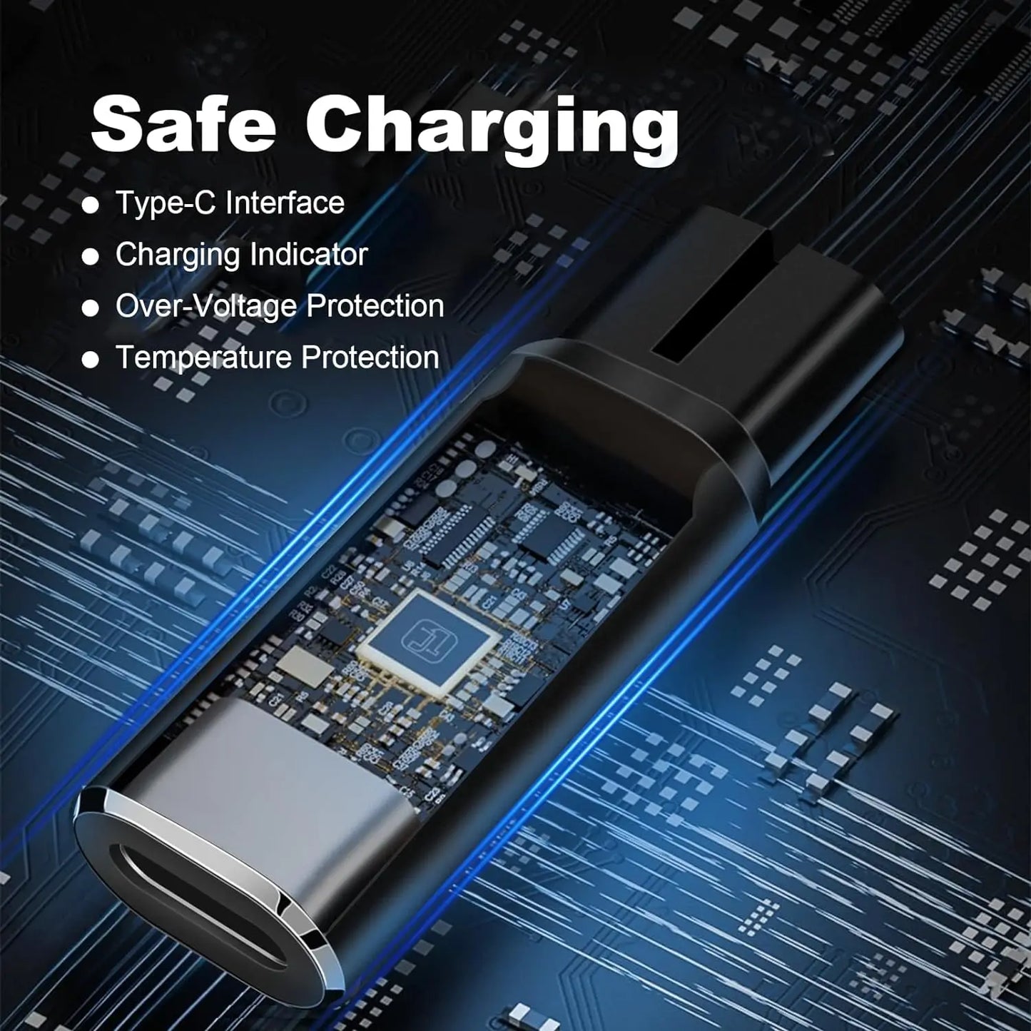 Type-C Charger Adapter for Philips OneBlade QP2520 QP2620 4.3V Peaceful Pleasures Health and Wellness
