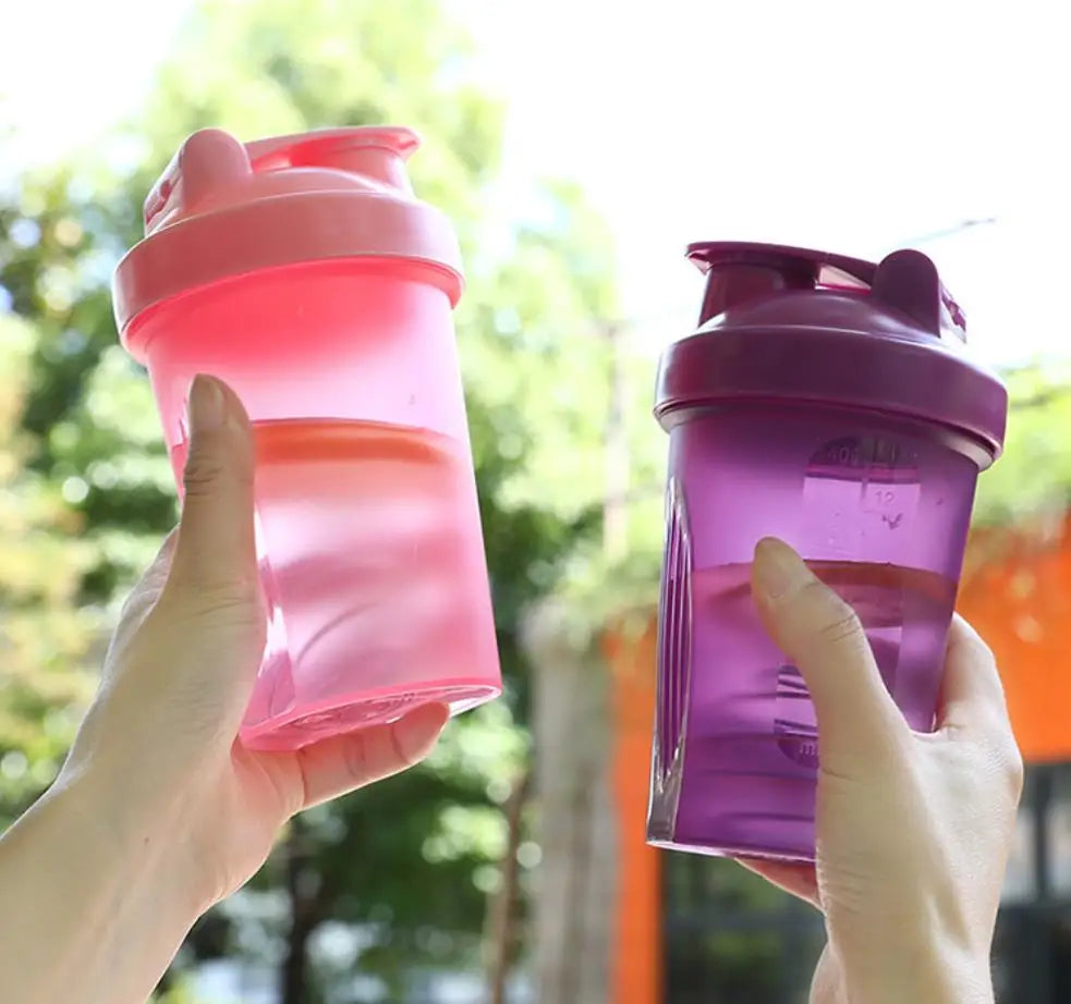 Shaker Bottle with Shaker Balls Leak Proof Drink Shaker Bottle for Shake and Pre Work Out Best Shaker Cup Peaceful Pleasures Health and Wellness
