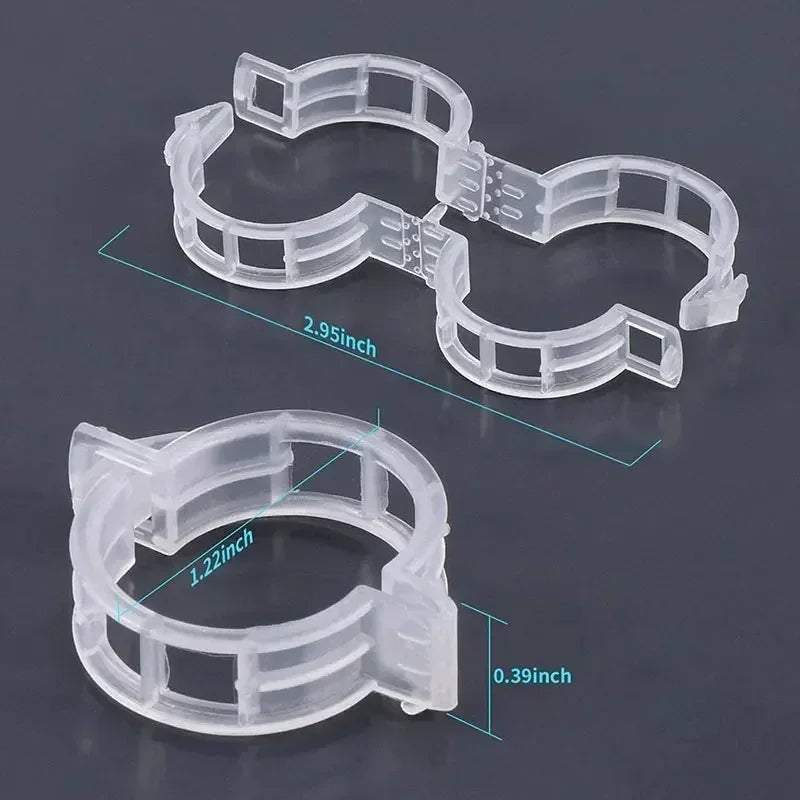 Plant Clips Supports Reusable Plastic Connects Fixing Vine Tomato Stem Grafting Vegetable Plants Orchard and Garden Tools Peaceful Pleasures Health and Wellness