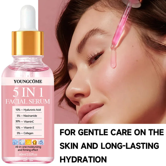 YOUNGCOME 5-in-1 Hyaluronic Acid & Vitamin C Face Serum 30ml Face Serum Oasis Select