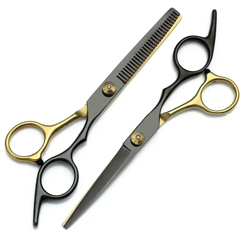 Professional Hairdressing Scissors Barber Accesories Hair Thinning Cut Metal Scissors Tooth Shears Styling Tool Cutting Scissors Peaceful Pleasures Health and Wellness