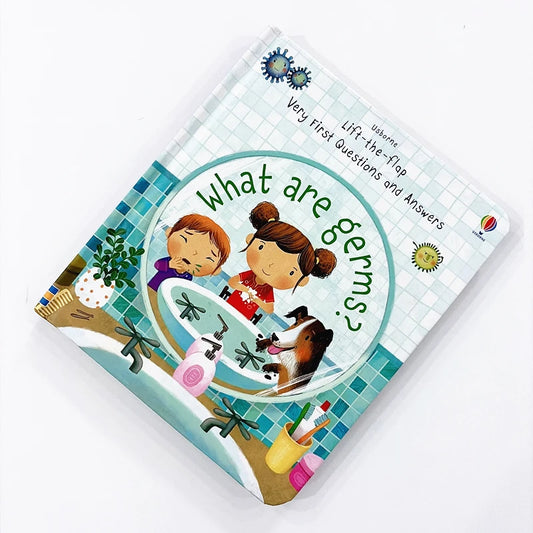 Usborne What Germs Lift-the-flap Book Interactive Pop-up Science Peaceful Pleasures Health and Wellness 1