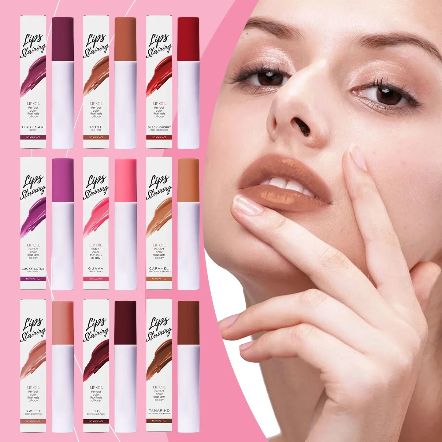 Glossy Mirror Lip Oil – Moisturizing Plumping Lip Gloss