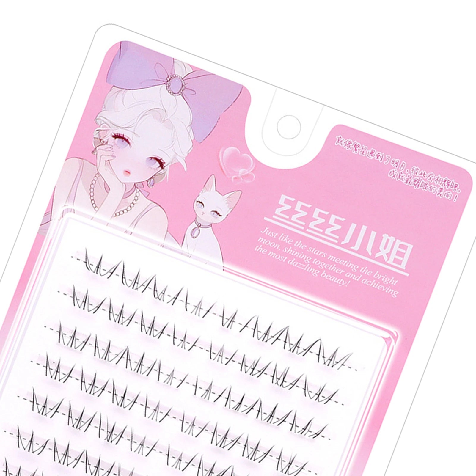 10 Rows Cat Eyes Lower Eyelash Extension Curl Natural Volume False Eyelashes Transparent Band For Daily Makeup Photoshoot Stage Peaceful Pleasures Health and Wellness