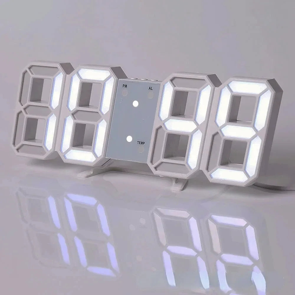 Digital Wall Clock Desk Watches Electronic Alarm Modern Home Decoration for Bedroom Decor Interior Led Table Clocks Living Room Peaceful Pleasures Health and Wellness