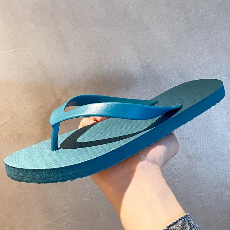 Men's Beach Flip Flops – Breathable Indoor & Outdoor Slides