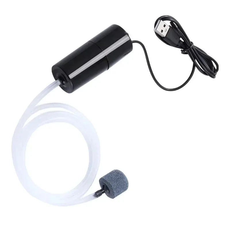 USB Aquarium Air Pump – Silent Mini Fish Tank Oxygenator 5V