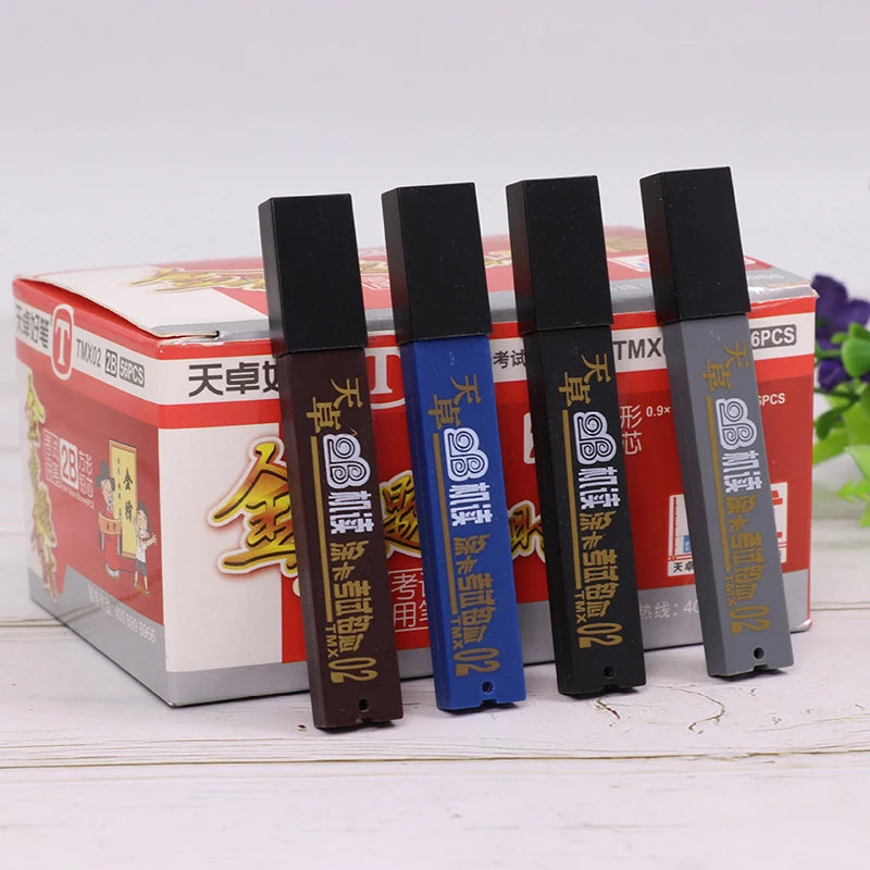 2B Mechanical Pencil Thick Body Auto Pencil with Refill Set
