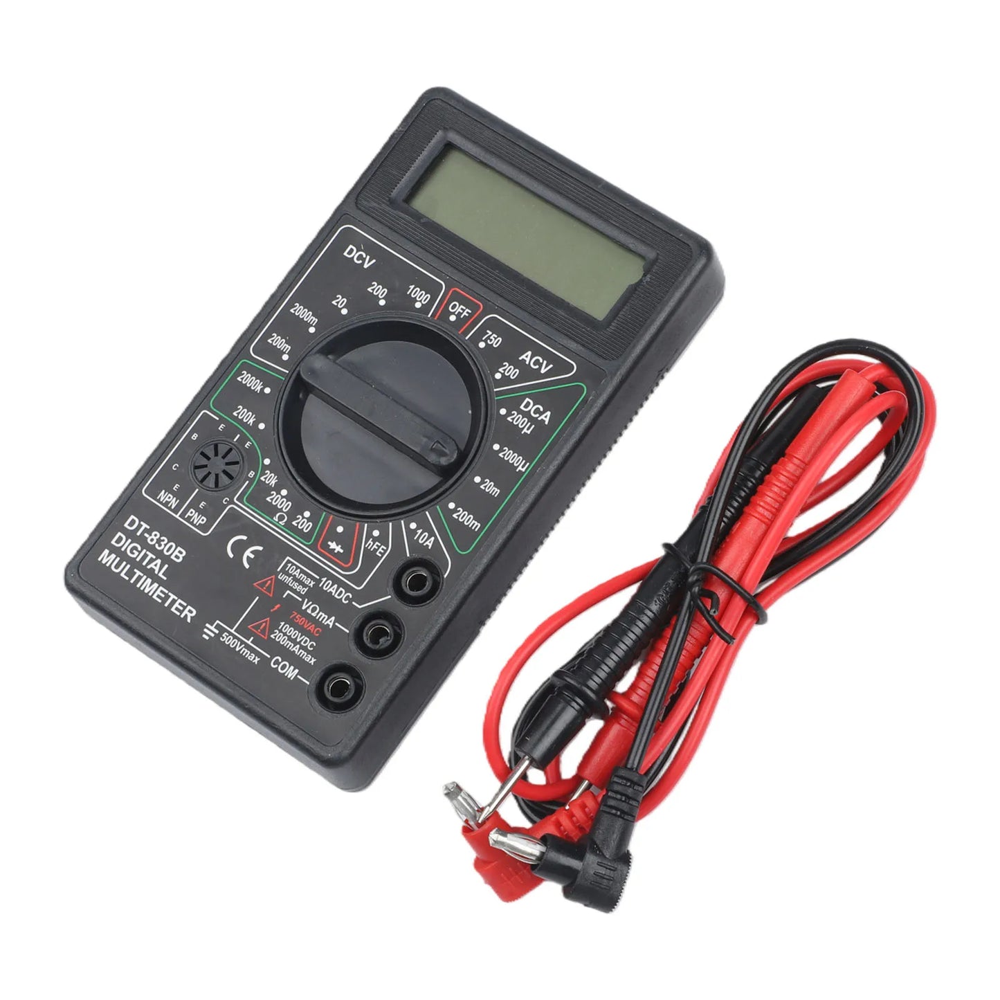 DT830B Digital Multimeter – Voltmeter, Ammeter & Tester