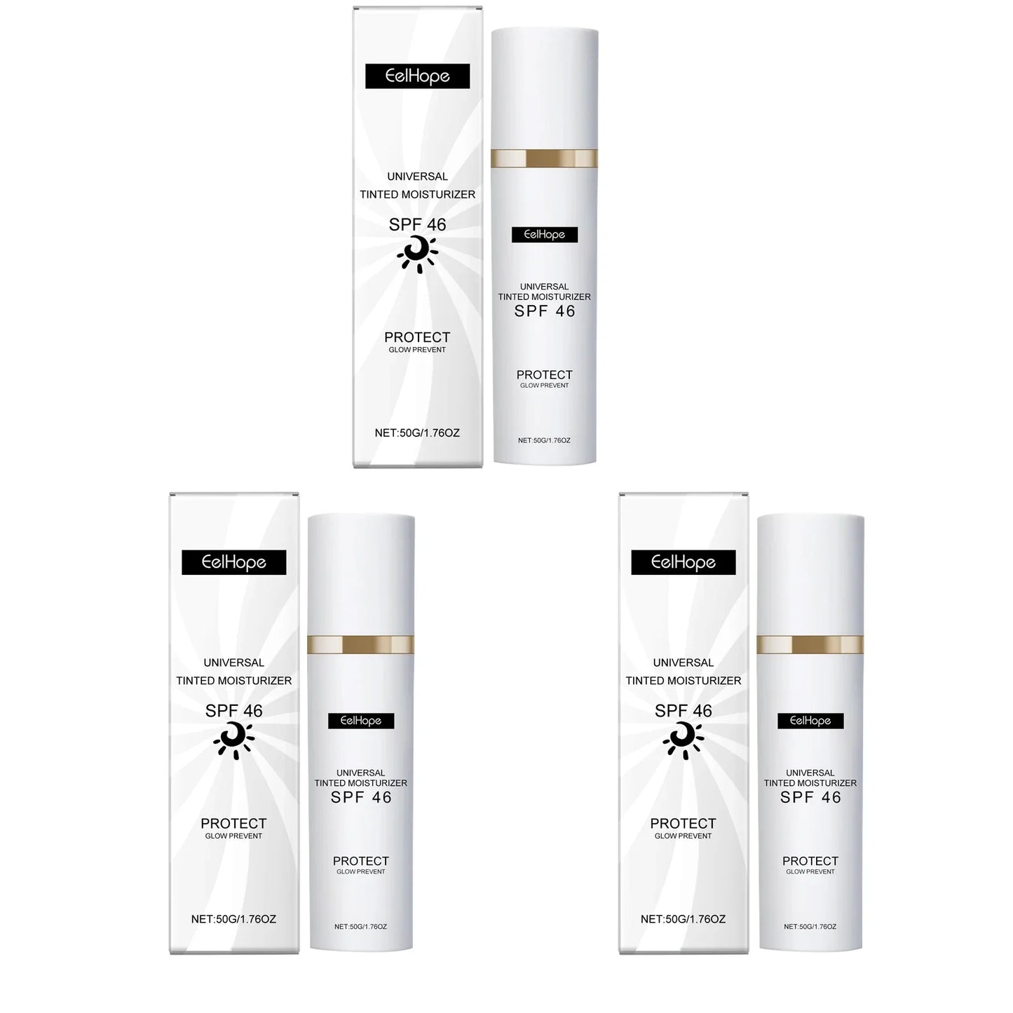 EELHOPE Tinted Moisturizer Sunscreen – Lightweight Brightening