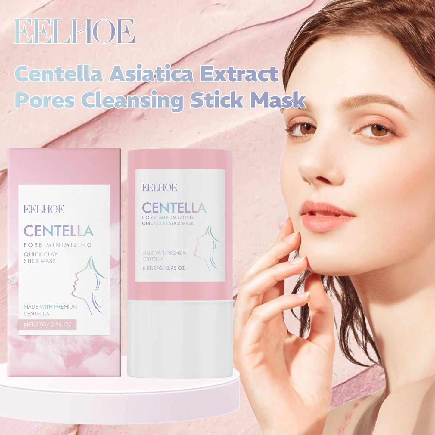 EELHOE Centella Asiatica Clay Mask Stick – Pore Cleansing 27g