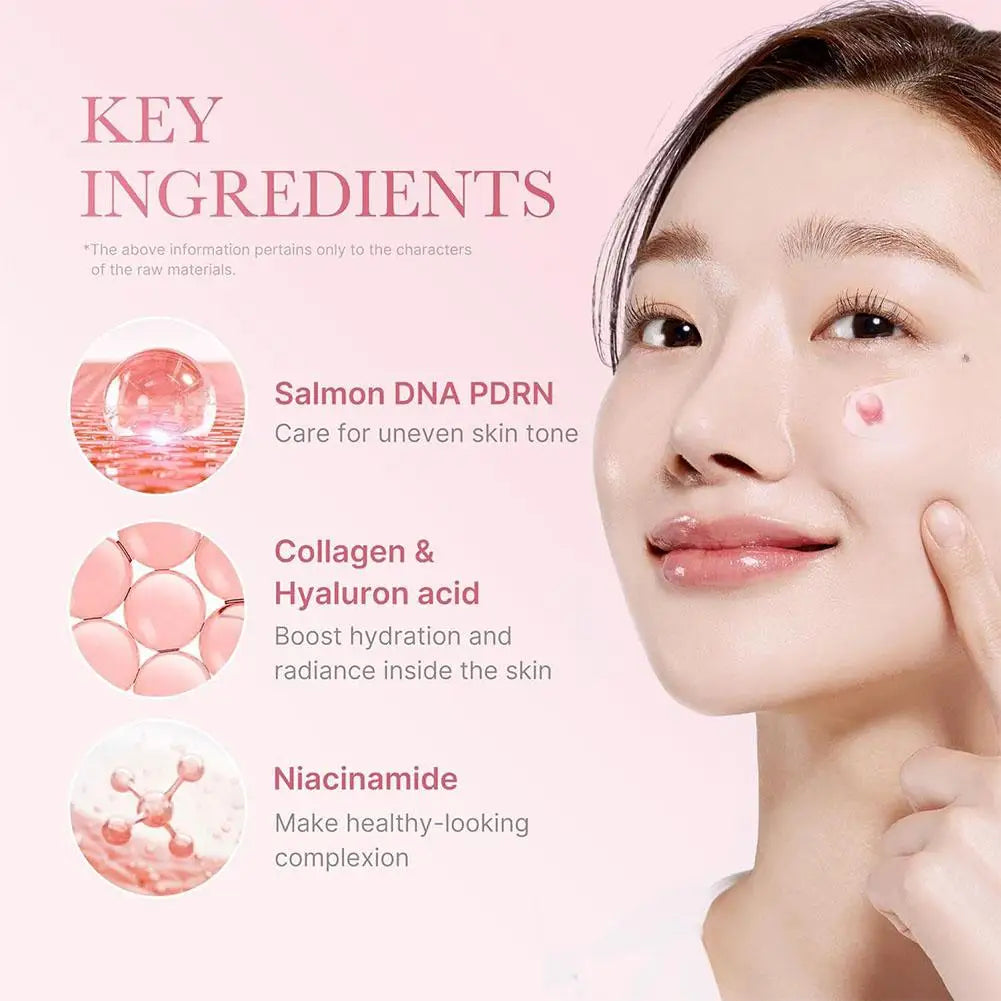 PDRN Pink Collagen Capsule Cream with 5% Niacinamide & Hyaluronic Acid – Rejuvenating Glow Moisturizer 50ml Peaceful Pleasures Health and Wellness