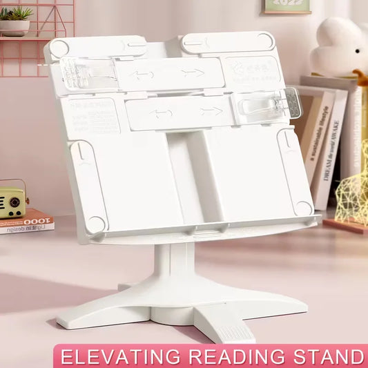 Ergonomic Adjustable Reading Stand Lightweight 2-in-1 Desktop Peaceful Pleasures Health and Wellness