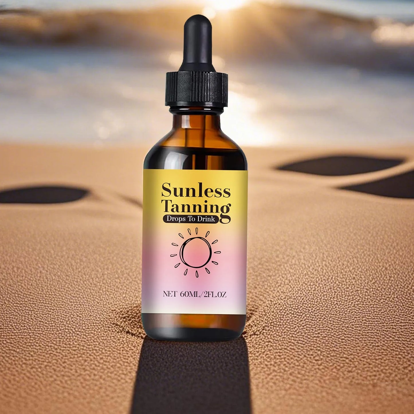 Body Tanning Cream, Sunless Tanning Drops, Drinkable Tanning Drops, Promotes Natural Skin Tone, Nourishing And Moisturizing 60ml Peaceful Pleasures Health and Wellness pink One Size