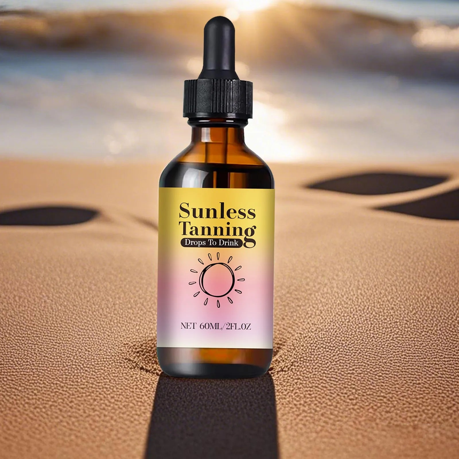 Body Tanning Cream, Sunless Tanning Drops, Drinkable Tanning Drops, Promotes Natural Skin Tone, Nourishing And Moisturizing 60ml Peaceful Pleasures Health and Wellness pink One Size