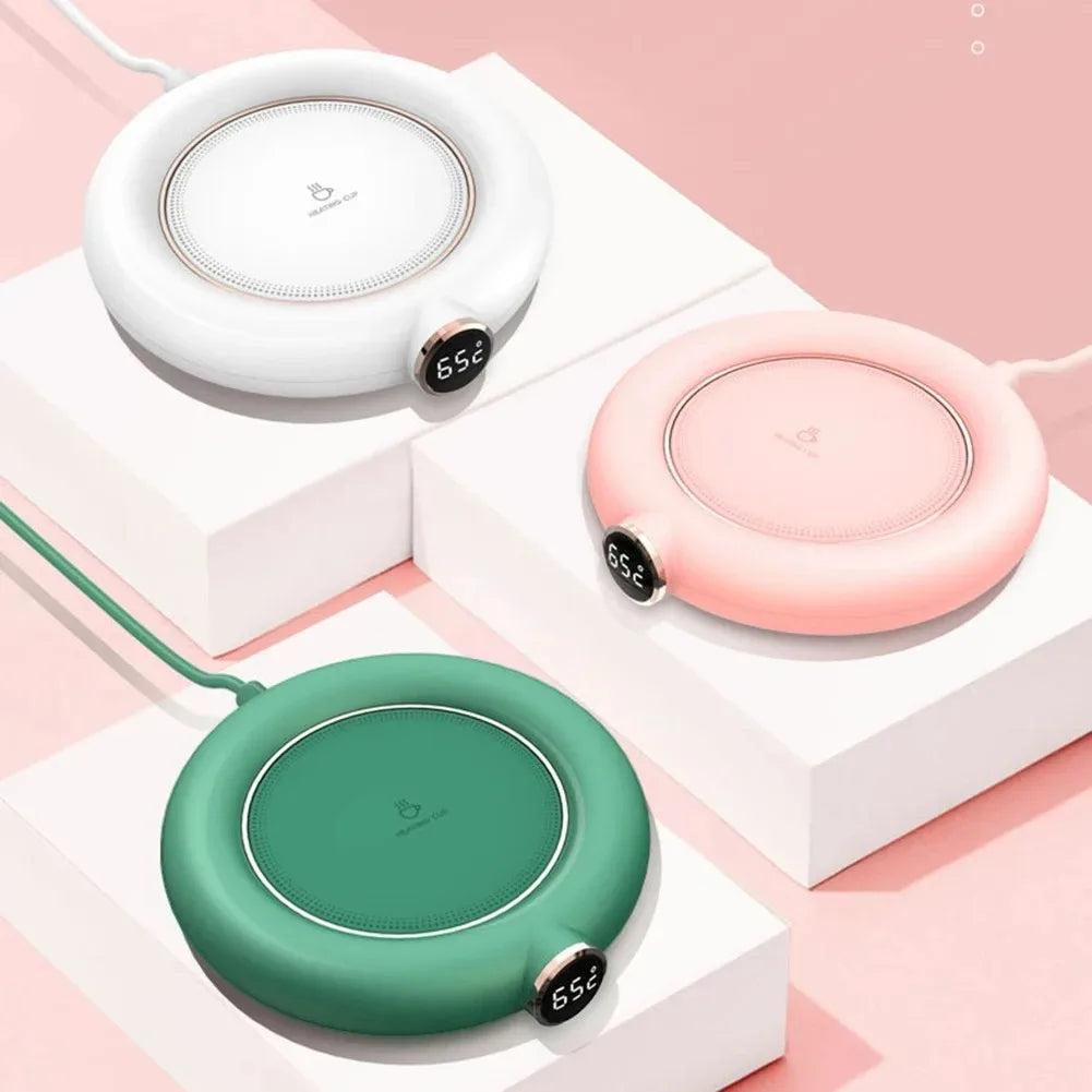 USB Heating Warm Coaster Constant Temperature Heating Pad Three Speed Adjustment Timed Insulation Peaceful Pleasures Health and Wellness