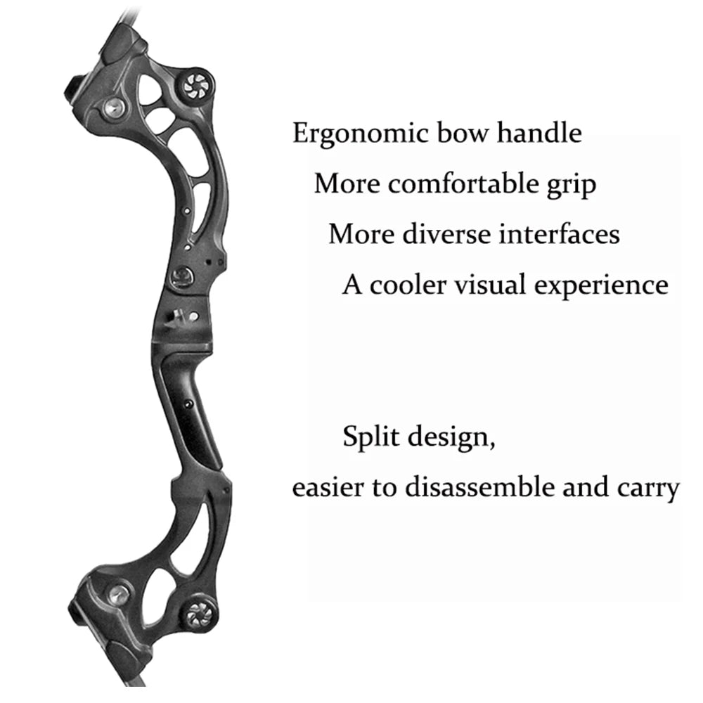 JUNXING F163 Recurve Bow American 30-50lbs Right Hand Riser Outdoor