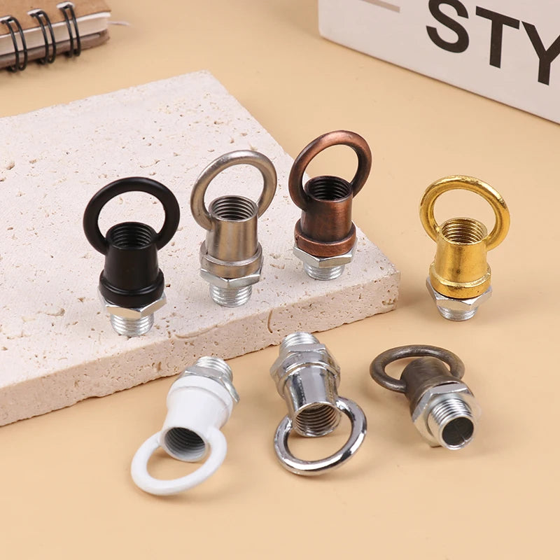 Retro Zinc Alloy Light Hook 10MM Thread M10 Antique Vintage Metal Ceiling Rose Light Base Chandelier Hook Light Adapter Fitting Peaceful Pleasures Health and Wellness