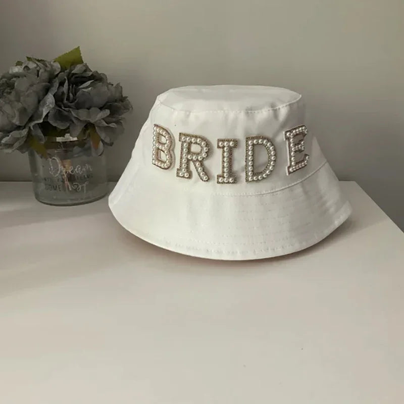 Bride Bucket Hat – Bachelorette Beach Wedding Bridal Gift