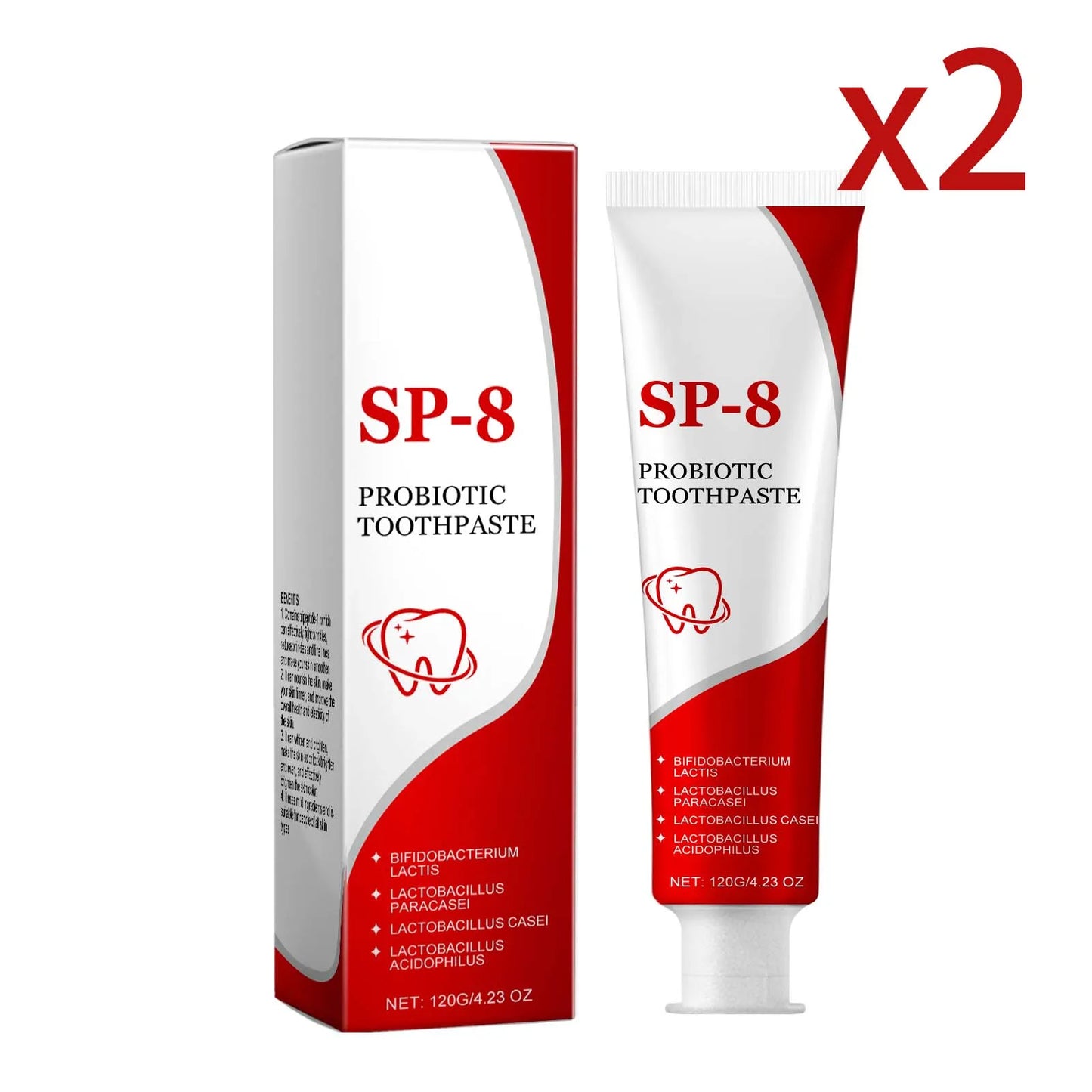 Probiotic Whitening Toothpaste | Fresh Breath & Gum Care 120g