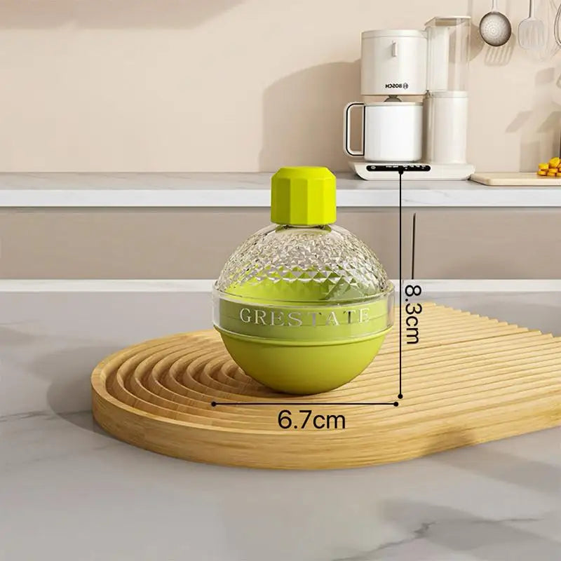Silicone Ice Ball Maker Mold with Lid | Round Sphere Ice Cube Tray Silicone Ice Ball Mold Peaceful Pleasures Health and Wellness