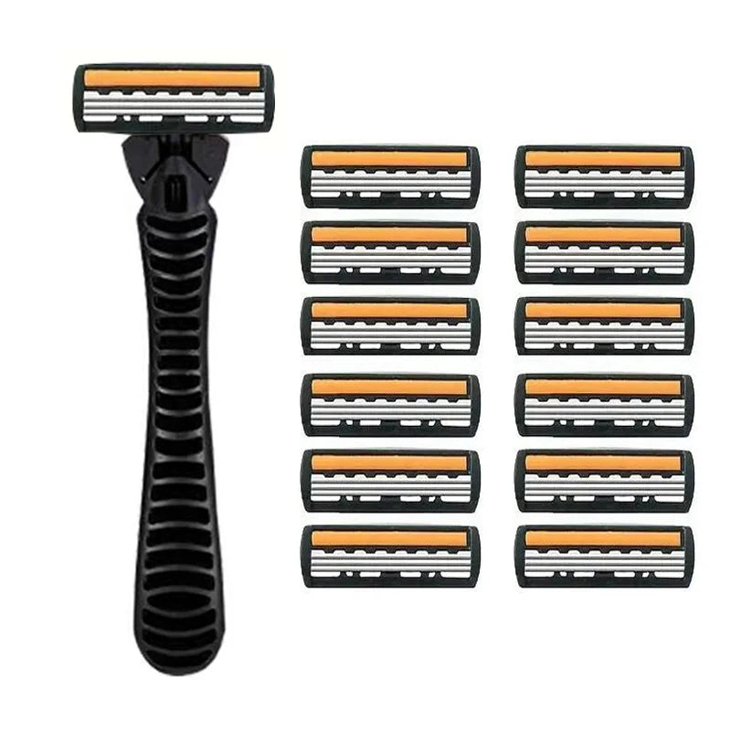 Men's Reusable Two-Layer Blade Razor | Multi-Tool Head
