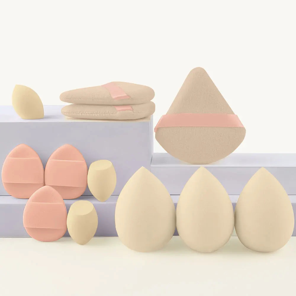 12-Piece Makeup Sponge Set – Foundation & Concealer Puffs