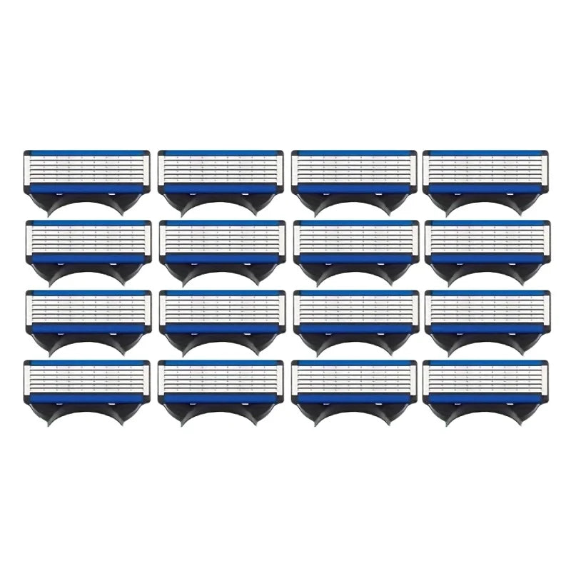 6-Layer Blade Reusable Razor – Durable Handle & Swap Heads