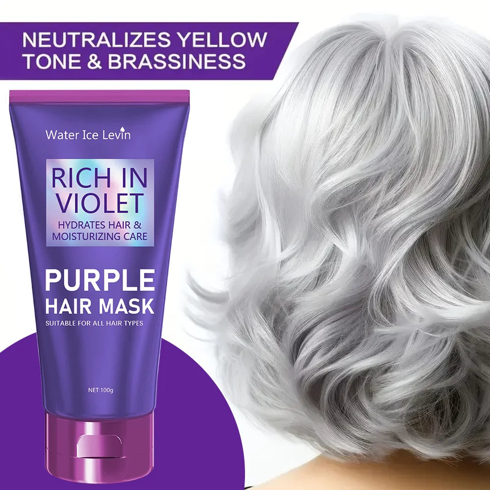 Purple Keratin Hair Mask – Deep Repair for Dry & Frizzy Hair