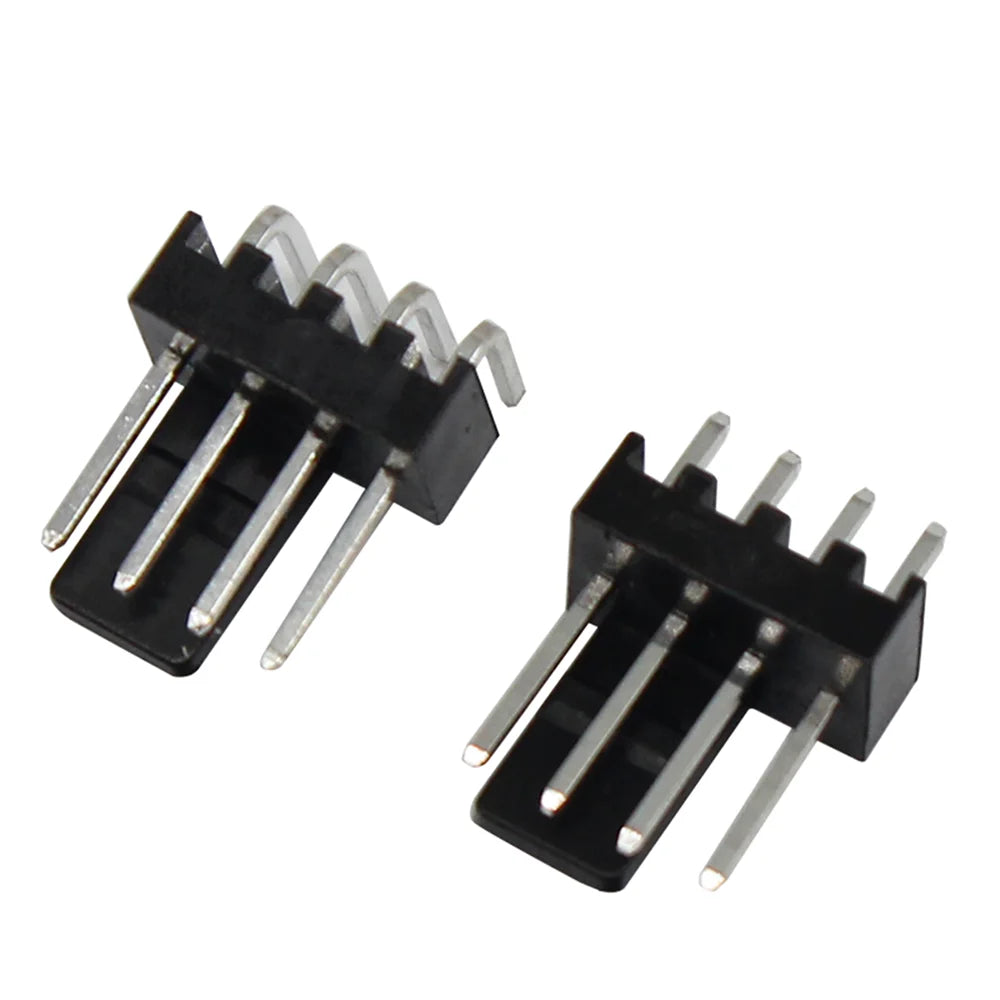 2540 2.54mm KF2510 3+1P PWM Fan Male Female Housing Connector Interface Straight / Right Angle Pin Header 2.54mm 4pin 2510 Peaceful Pleasures Health and Wellness