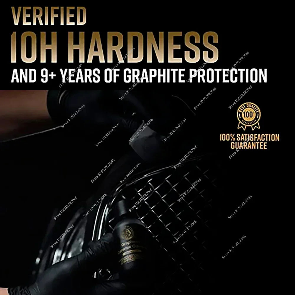 Graphene Ceramic Coating 10H Coating for Car Detailing Professionals 9+ Years of Protection Patented UV Glow Advanced Technology Peaceful Pleasures Health and Wellness