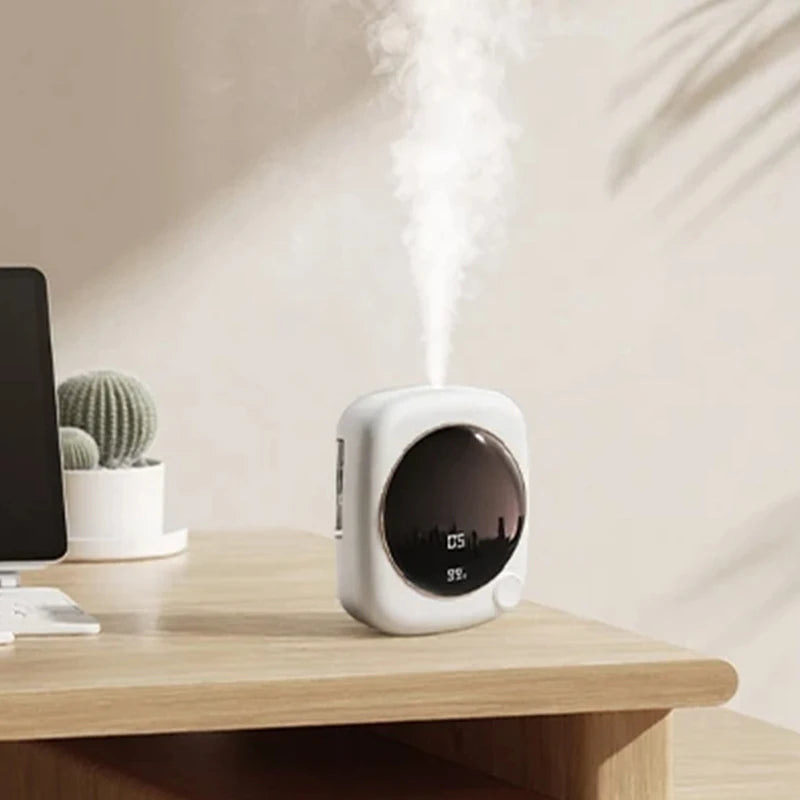 Aromatherapy Oil Diffuser Air Purifying Fragrance Machine Wall-mounted Humidifier Toilet Deodorization With Colorful Night Light Peaceful Pleasures Health and Wellness