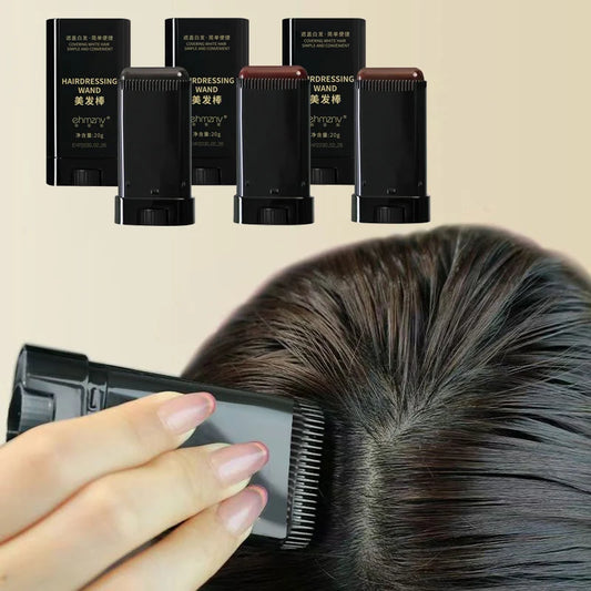 Temporary Hair Color Touch-Up Stick with Comb | 3 Shades Temporary Hair Color Peaceful Pleasures Health and Wellness