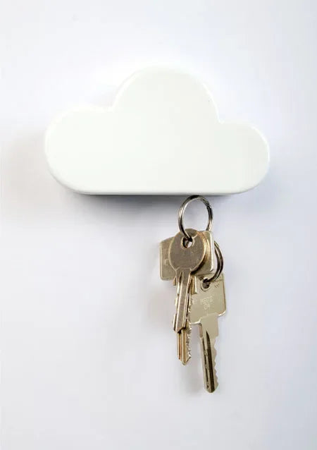 Cloud Magnetic Key Holder – No-Drill Wall Key Organizer