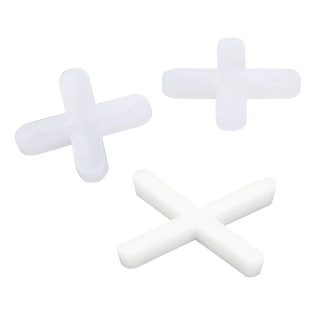 200pc Cross Tile Spacer Clips 1–3mm | Floor & Wall Leveling