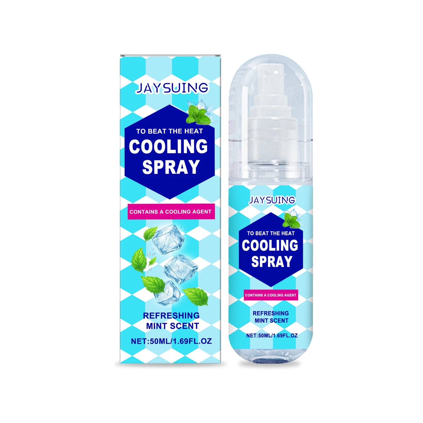 Jaysuing Cooling Spray – Portable Ice Body & Clothing Mist 50ml