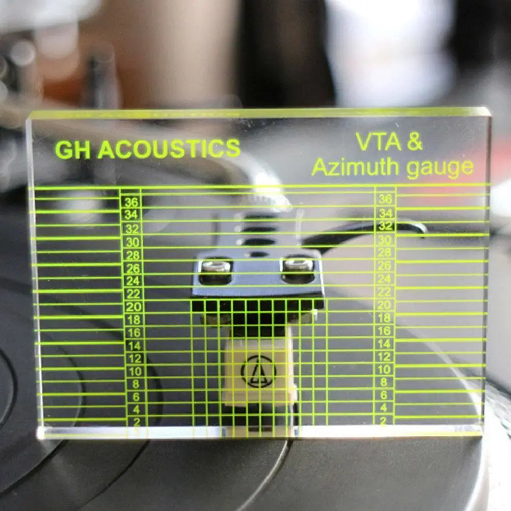 VTA & Azimuth Adjustment Ruler for Vinyl Tonearm & Cartridge