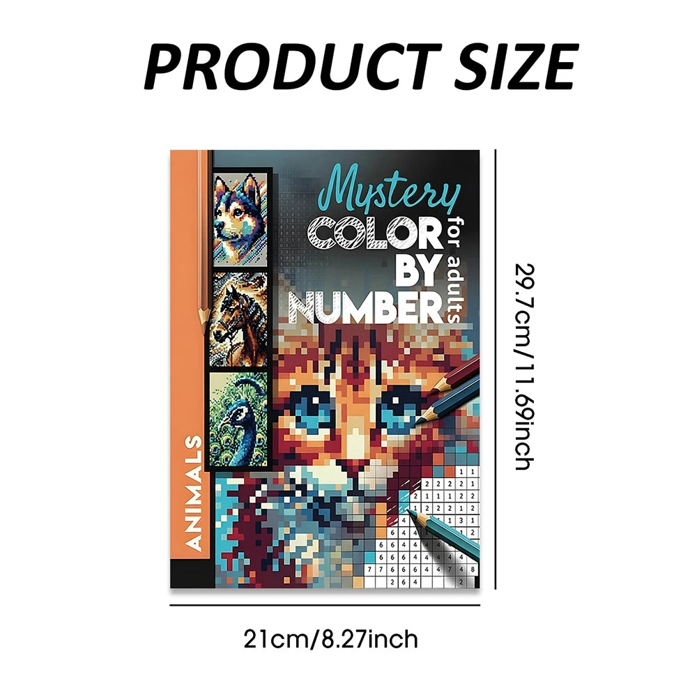 48 Page A4 Digital Coloring Book Great Way Relax Entertain