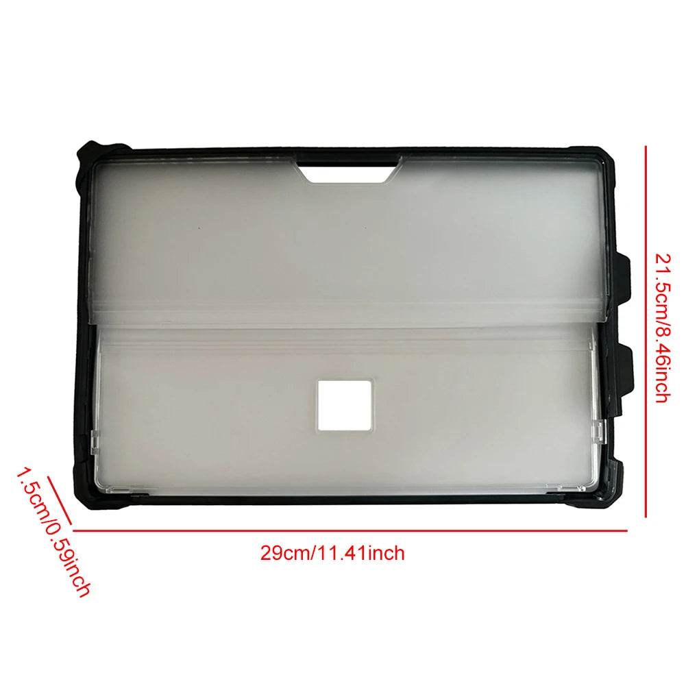 Laptop Case for Microsoft Surface Pro 11/10/9/8 13Inch Shockproof Protective Rugged Cover Compatible with Type Cover Keyboard Peaceful Pleasures Health and Wellness