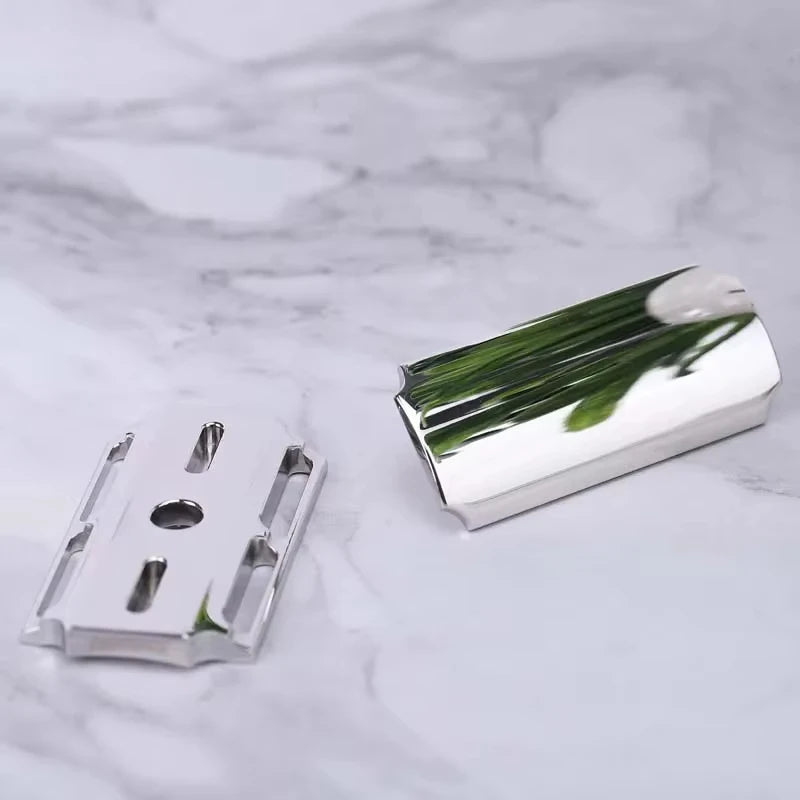 2026 Yaqi 316 Stainless Steel Polished Safety Razor Head for Men Durable Grooming Essential for a Refined Lifestyle ﻿ Peaceful Pleasures Health and Wellness