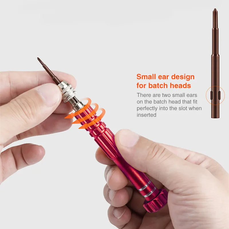 5-in-1 Precision Screwdriver Set – Phone, Watch & Glasses Repair Precision Screwdriver Set Peaceful Pleasures Health and Wellness