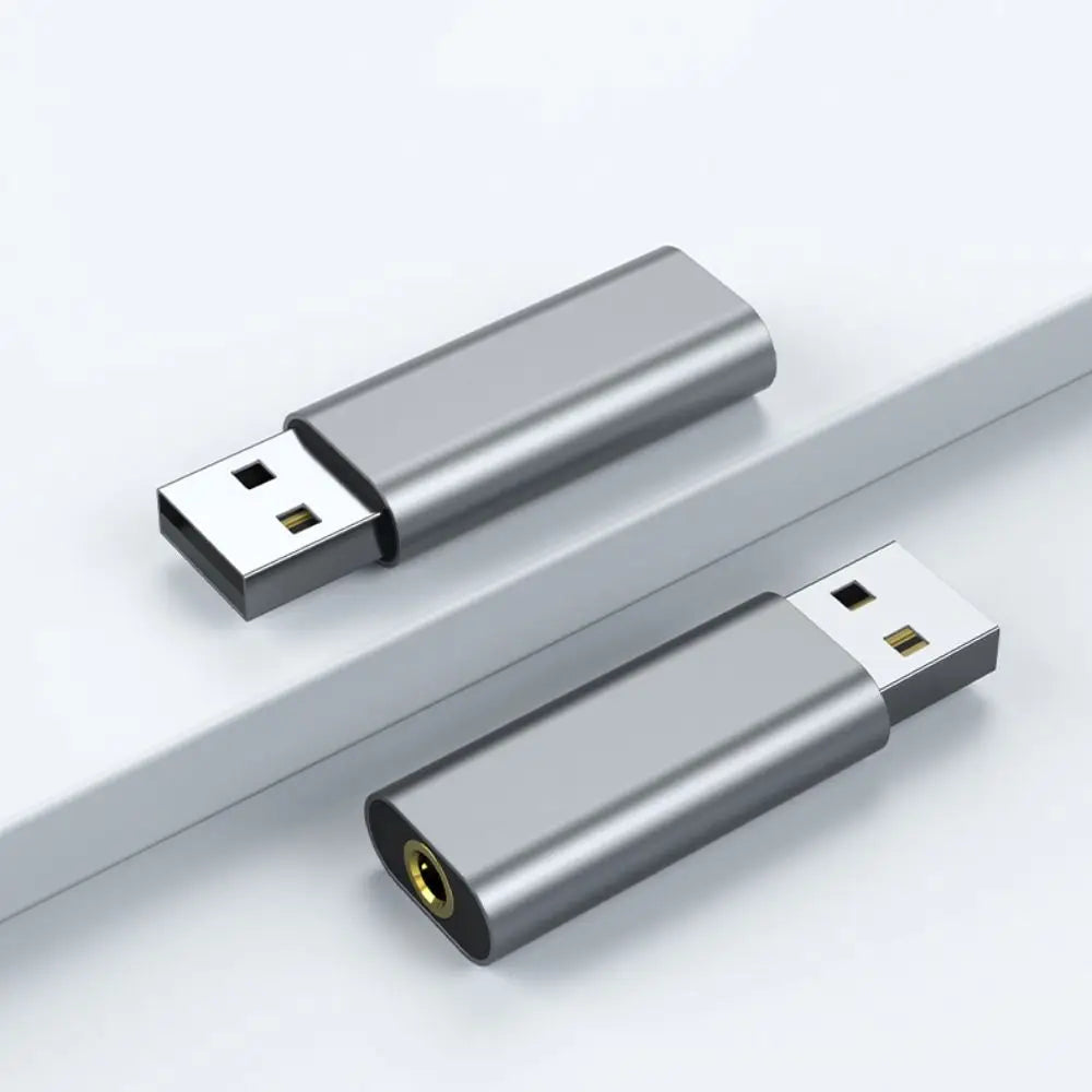 USB To 3.5mm Headphone 3.5mm Adapter External Stereo-Sound Audio Earphone Jack Adapter Mini Portable Wired Headset Converter Peaceful Pleasures Health and Wellness