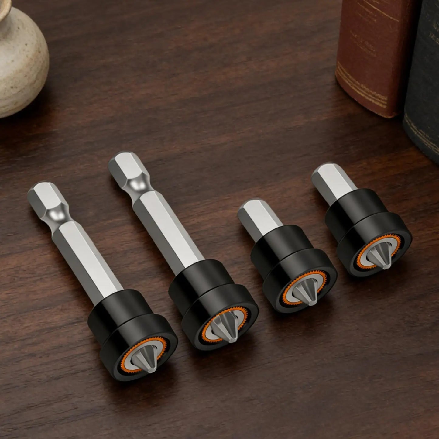 Magnetic Screwdriver Bit Set | 4-Piece Carbon Steel 25mm & 50mm