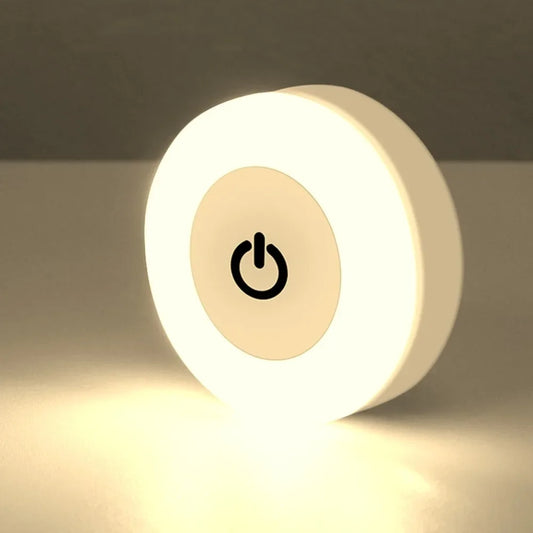 USB Rechargeable LED Touch Night Light | Magnetic Wall Lamp LED Night Light Peaceful Pleasures Health and Wellness