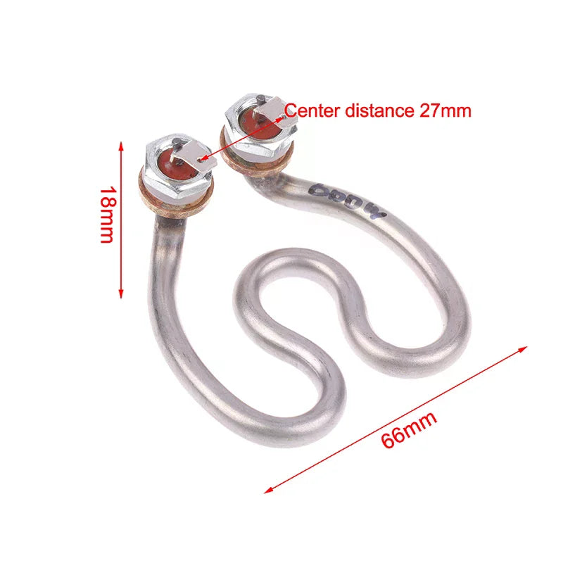 500W/600W 220V Stainless Heating Element for Kettle & Coffeemaker